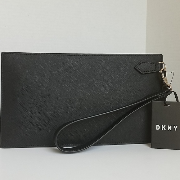 DKNY Vela Leather Wristlet - Picture 5 of 8